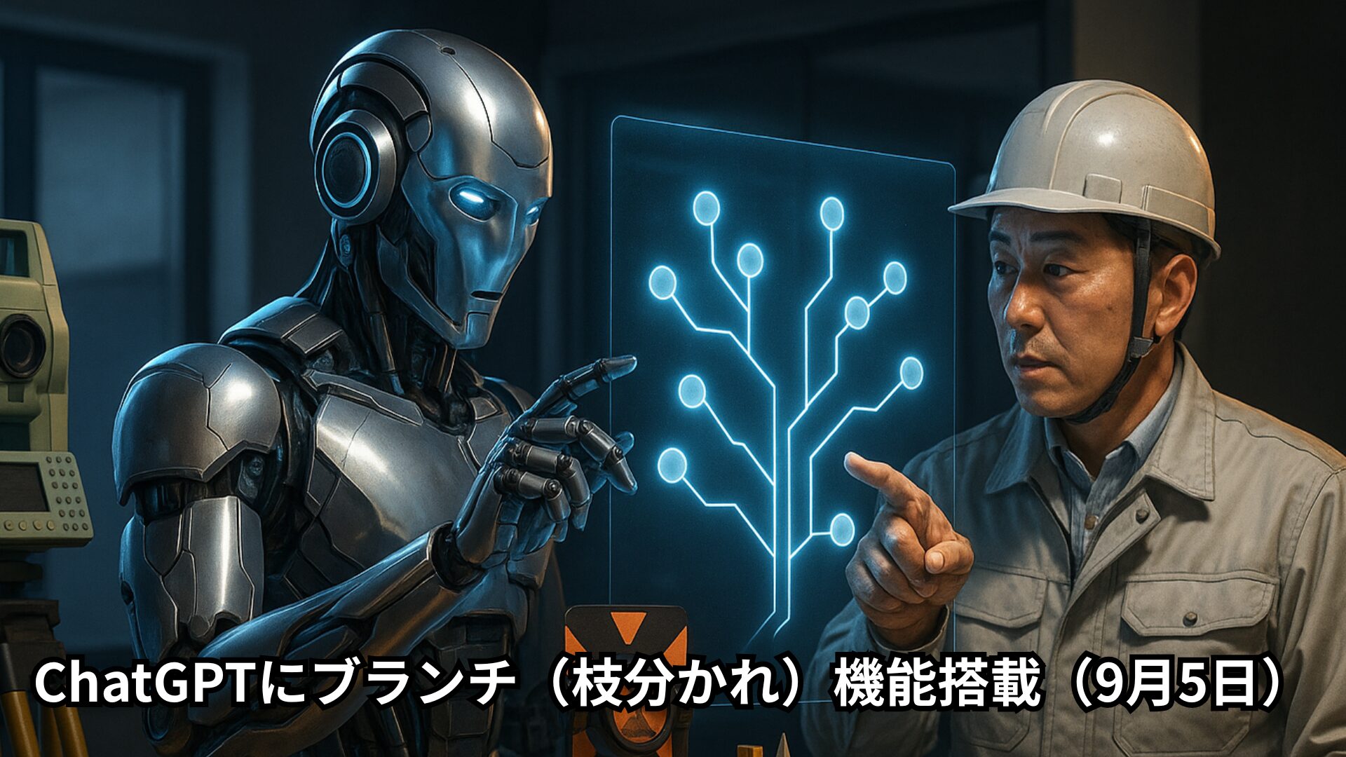 ChatGPTにブランチ（枝分かれ）機能搭載（9月5日）