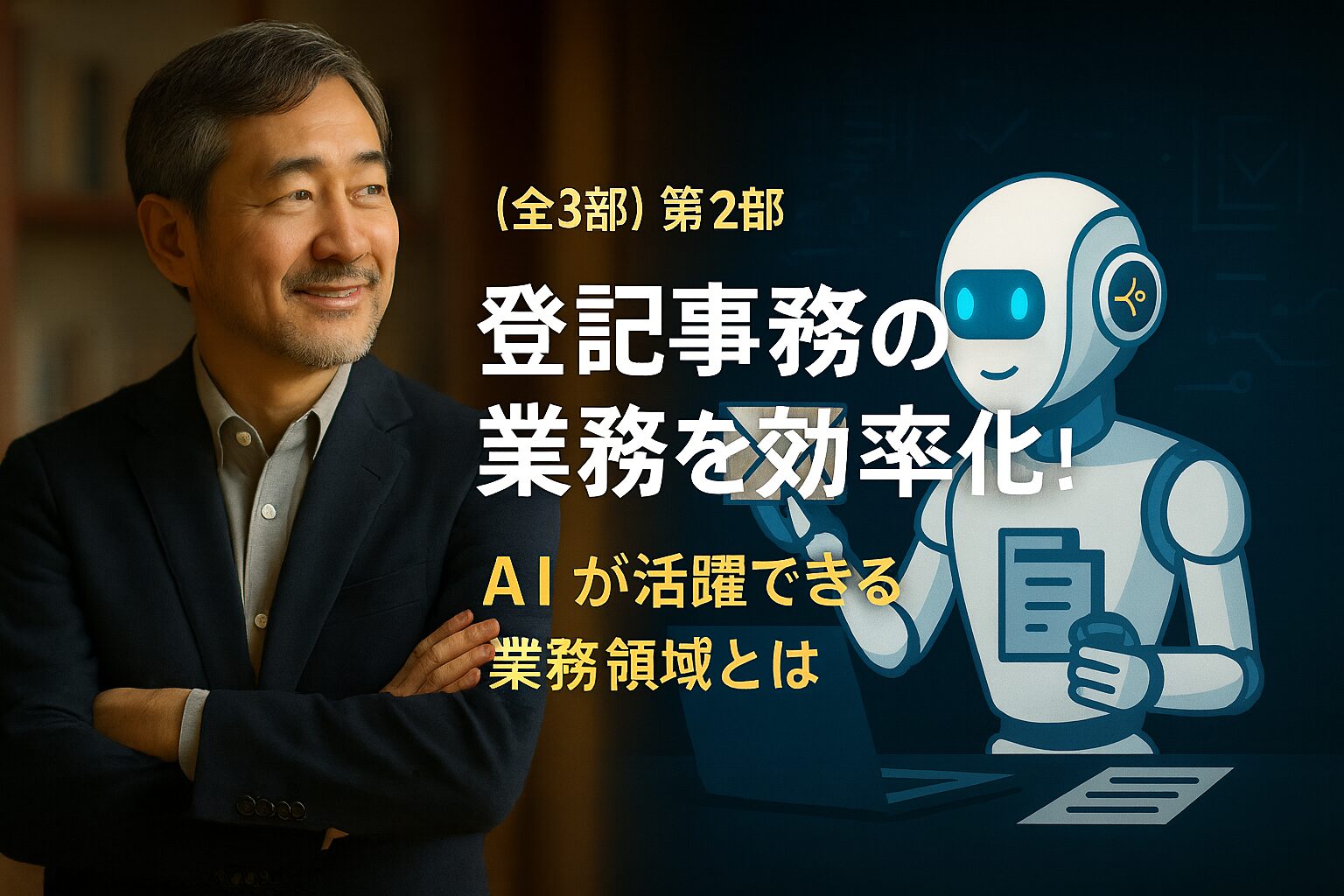 （全3部）第2部 登記事務所の業務を効率化！AIが活躍できる業務領域とは